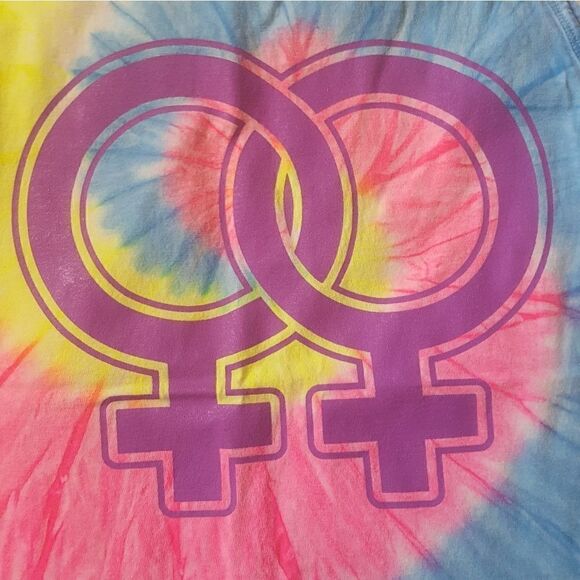 Port & Company tie dye female tank top Medium - Picture 3 of 6